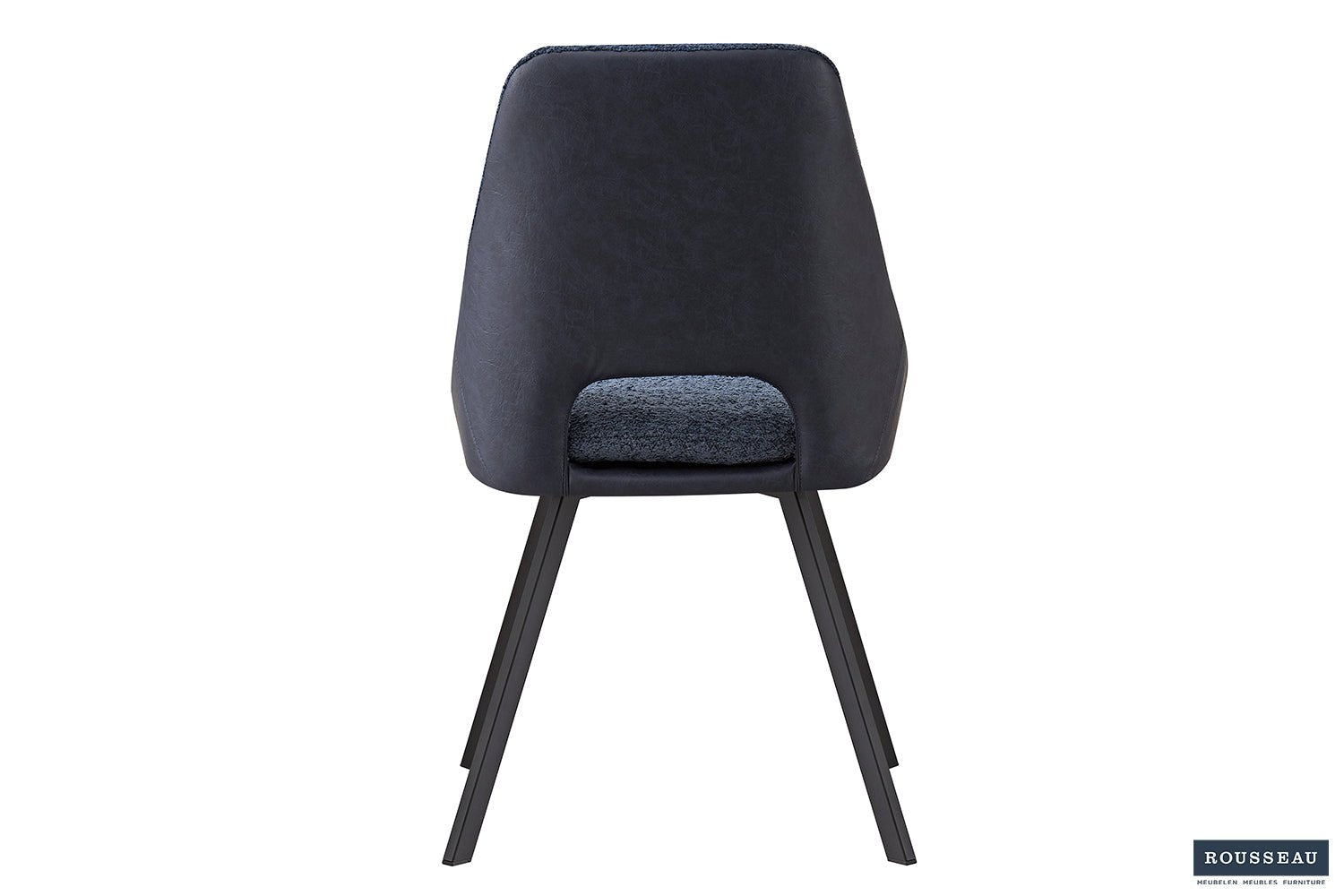 Chaise FILOU bouclé dos PU - Maestria