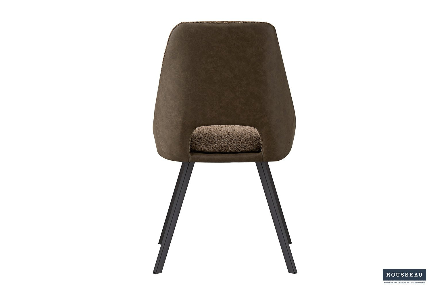 Chaise FILOU bouclé dos PU - Maestria