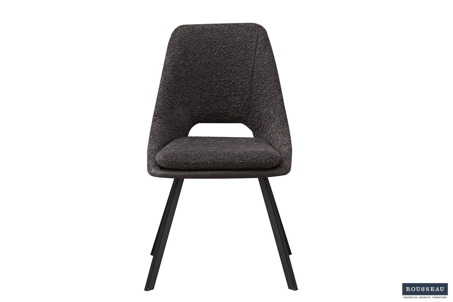 Chaise FILOU bouclé dos PU - Maestria