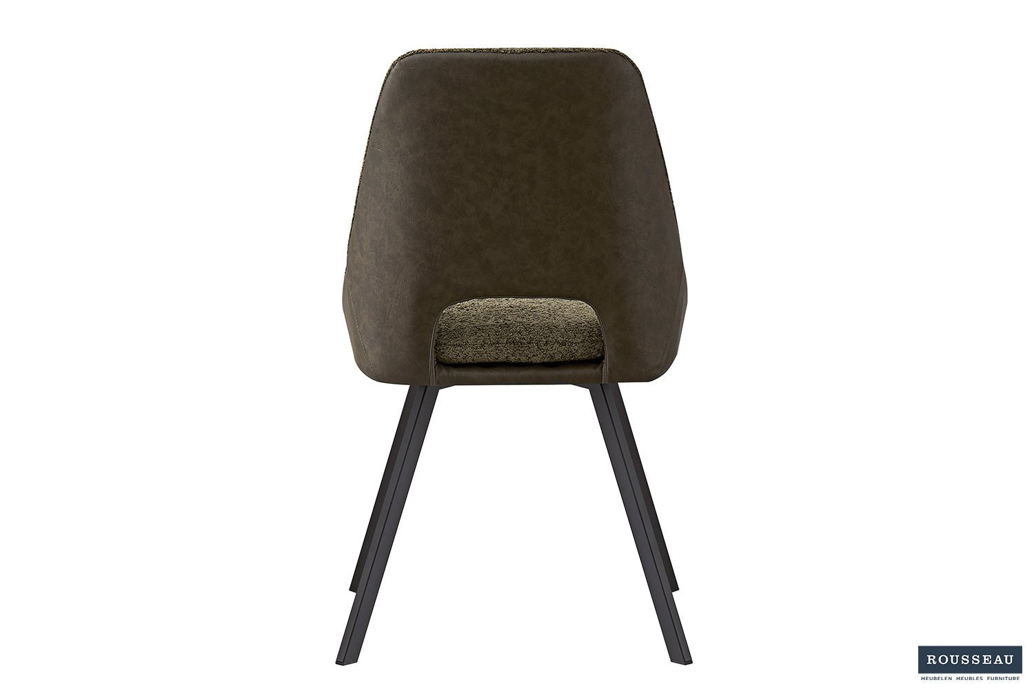 Chaise FILOU bouclé dos PU - Maestria