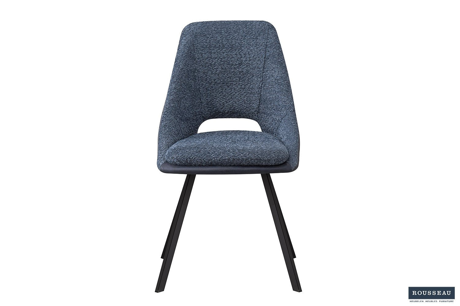 Chaise FILOU bouclé dos PU - Maestria