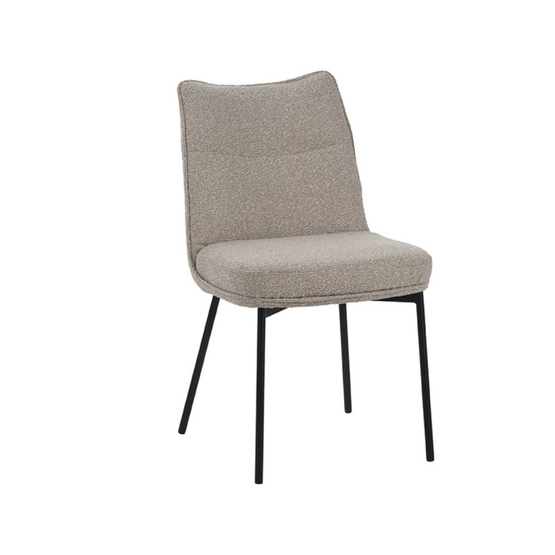 Chaise Lennon Tissu Bouclé - Maestria