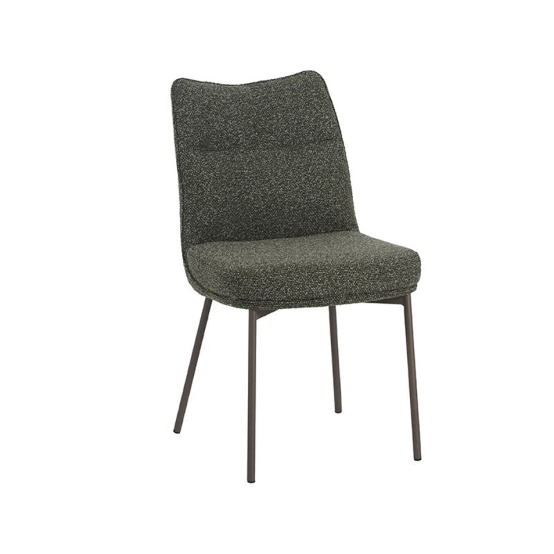 Chaise Lennon Tissu Bouclé - Maestria