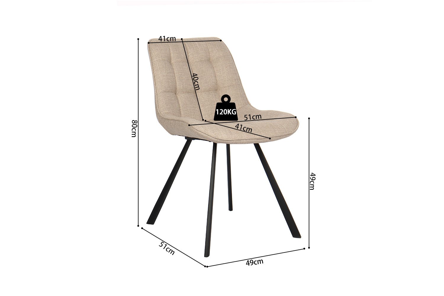 Chaise moderne ARIBA - Maestria