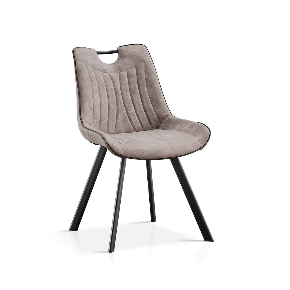 Chaise PABLO en PU microfibre - Maestria