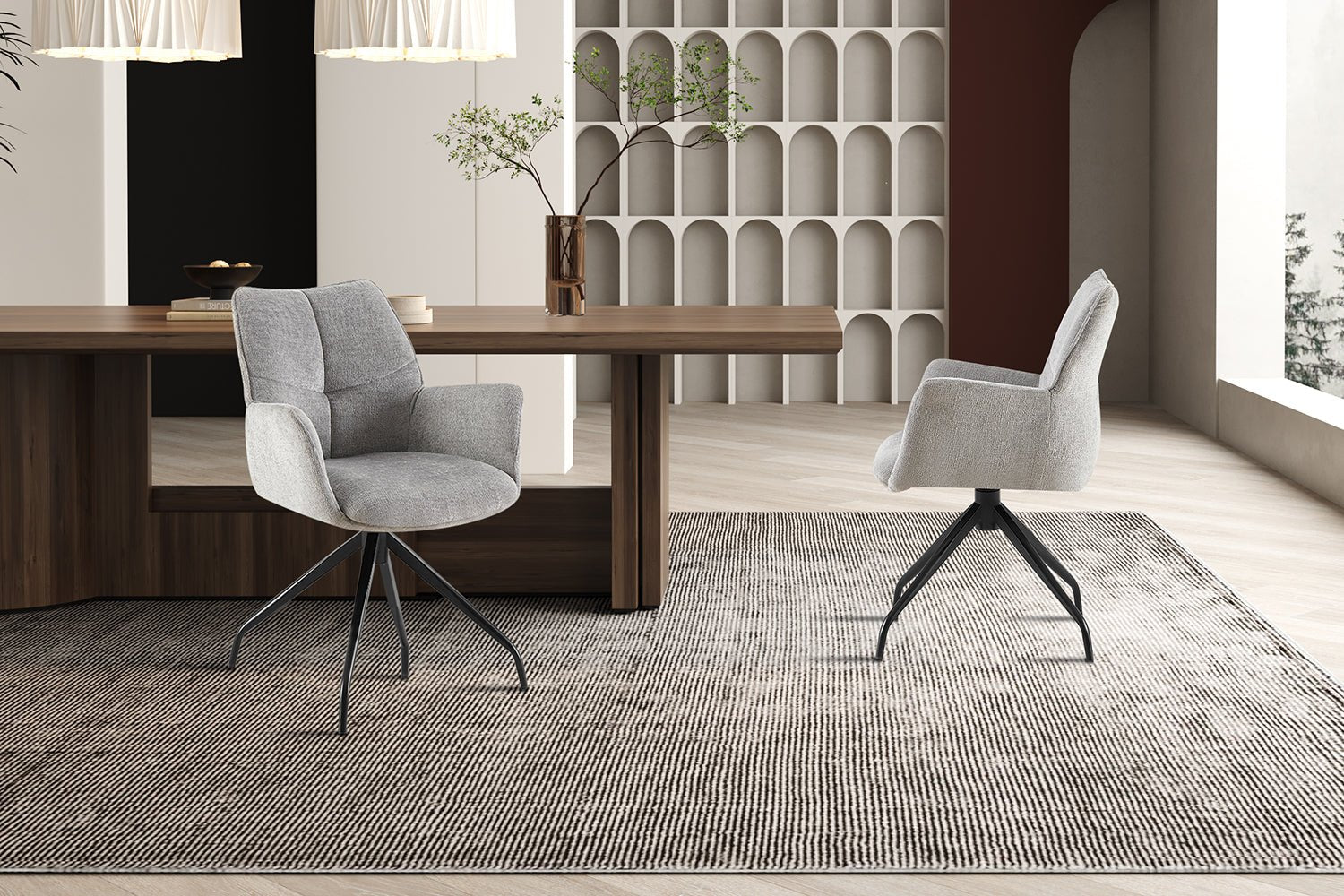 Chaise pivotante de séjour LAMOR - Maestria