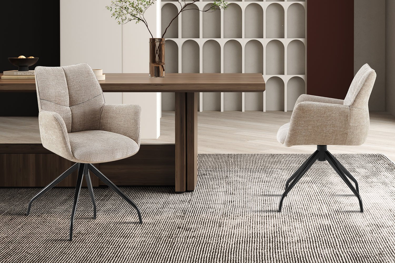 Chaise pivotante de séjour LAMOR - Maestria