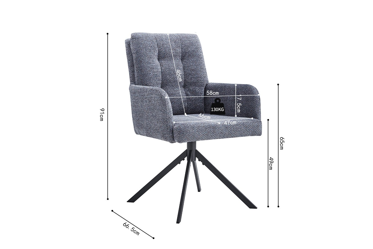 Chaise pivotante GRANADA - Maestria