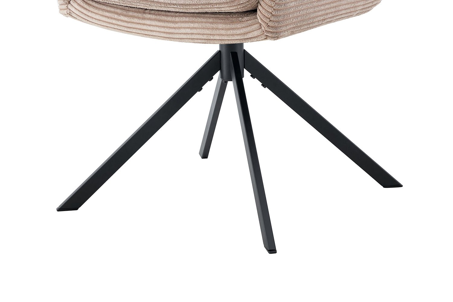 Chaise pivotante LUNA tissu côtelé - Maestria