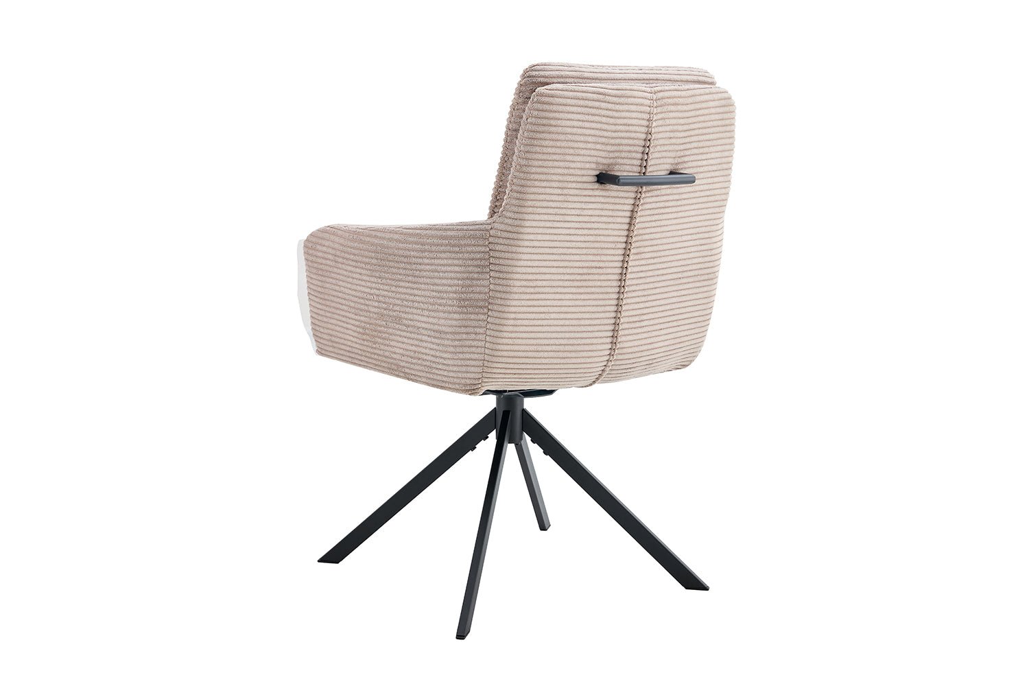 Chaise pivotante LUNA tissu côtelé - Maestria