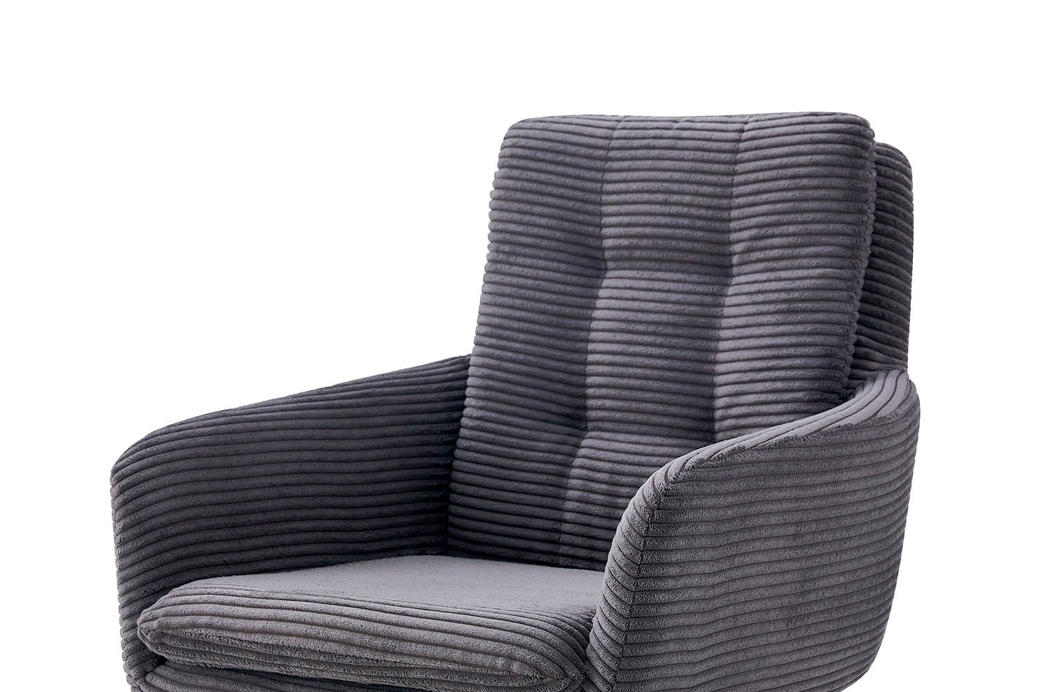 Chaise pivotante LUNA tissu côtelé - Maestria