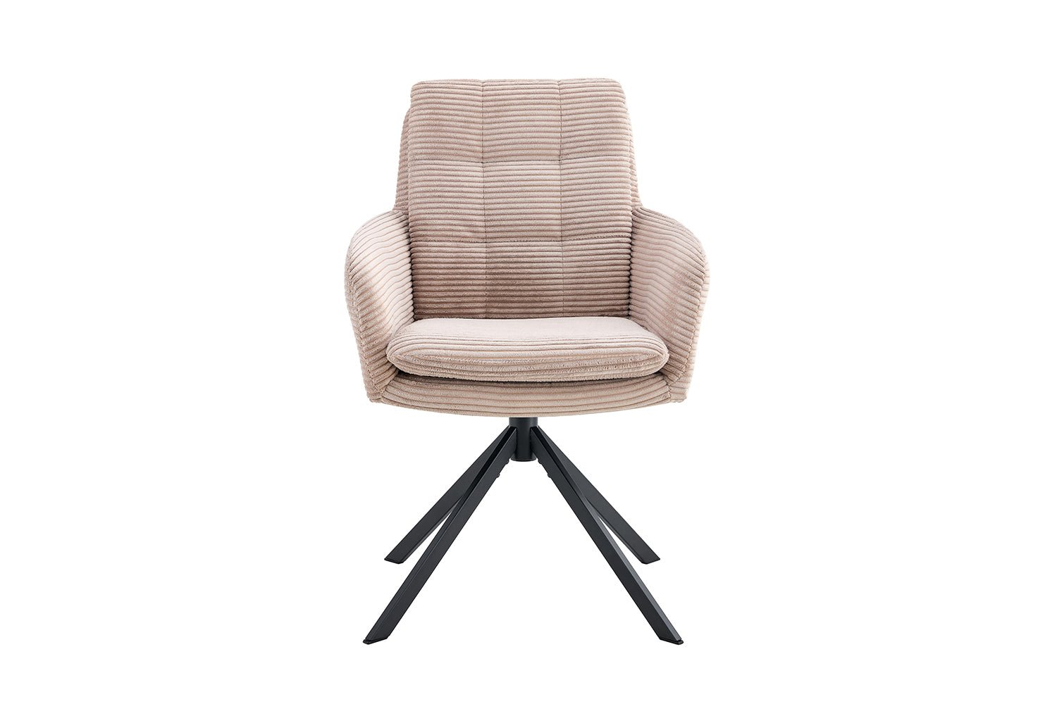 Chaise pivotante LUNA tissu côtelé - Maestria