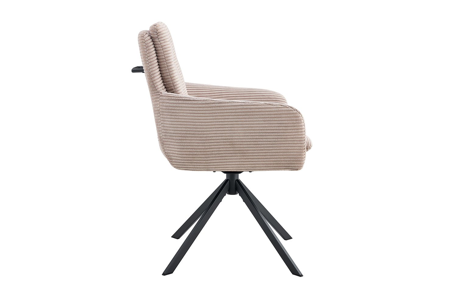 Chaise pivotante LUNA tissu côtelé - Maestria