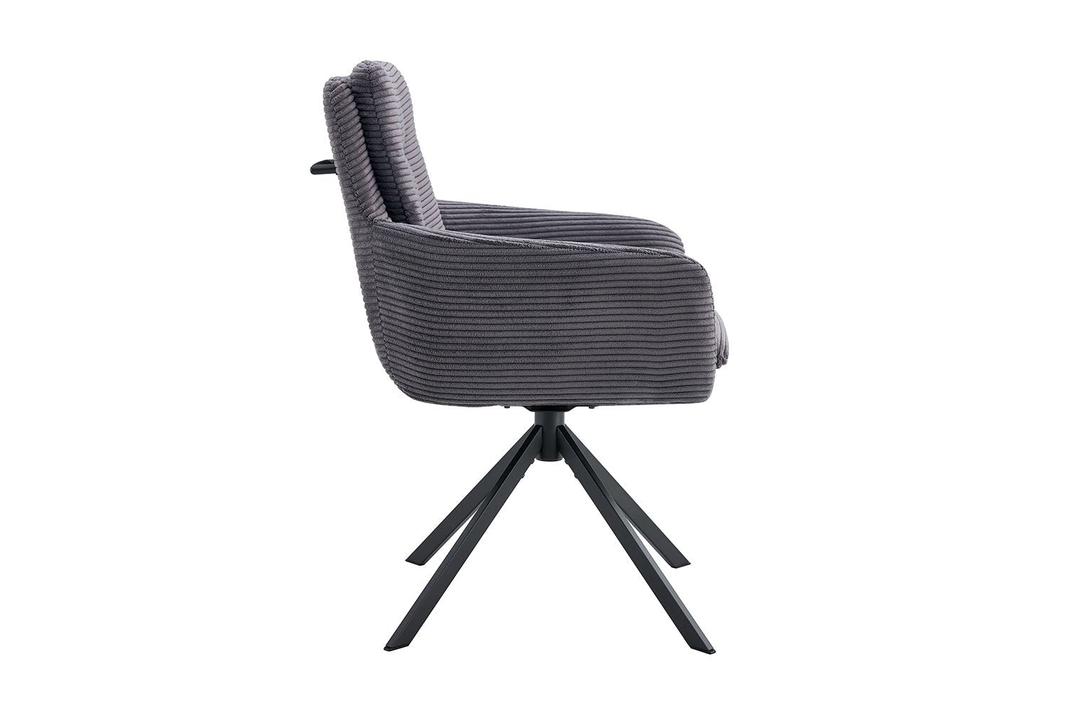 Chaise pivotante LUNA tissu côtelé - Maestria