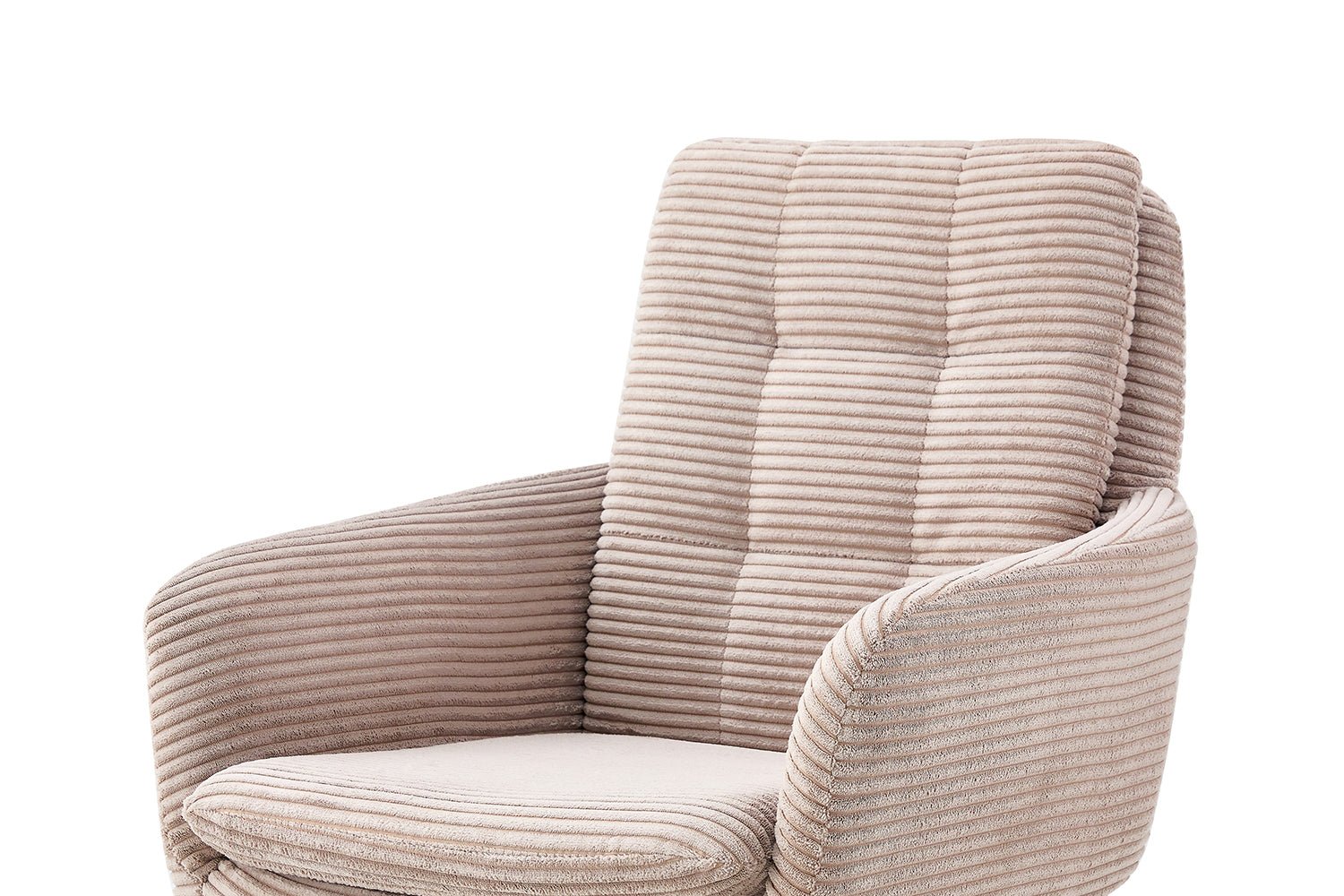 Chaise pivotante LUNA tissu côtelé - Maestria