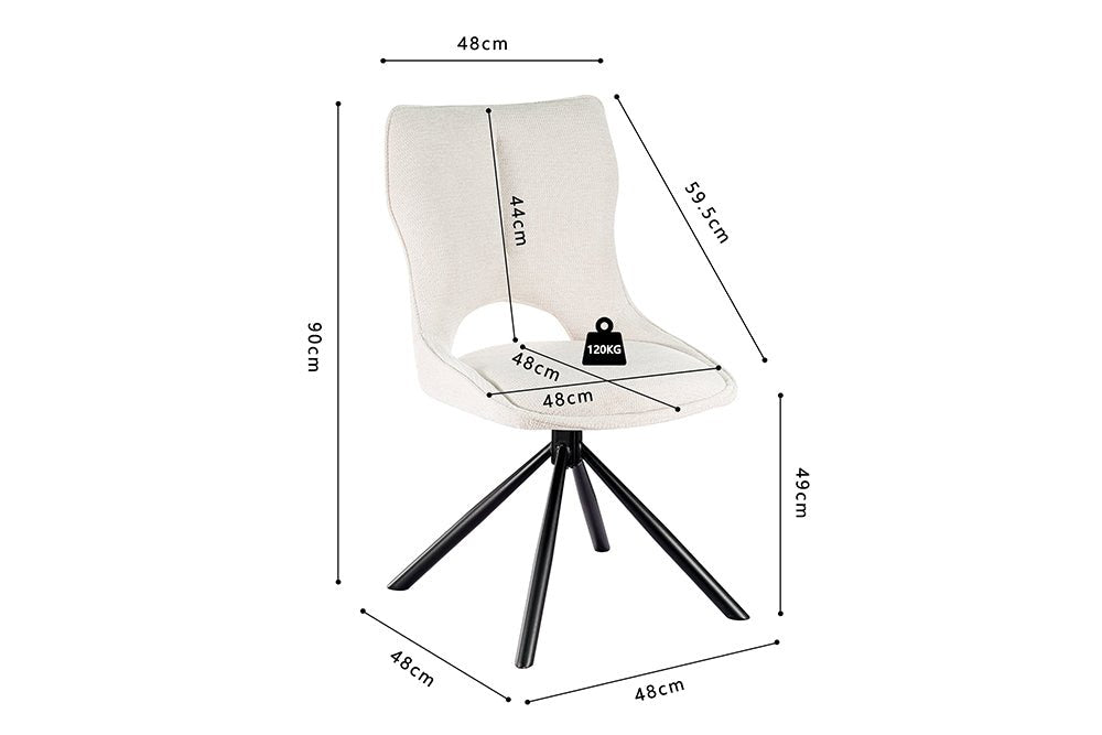 Chaise pivotante MORI - Maestria
