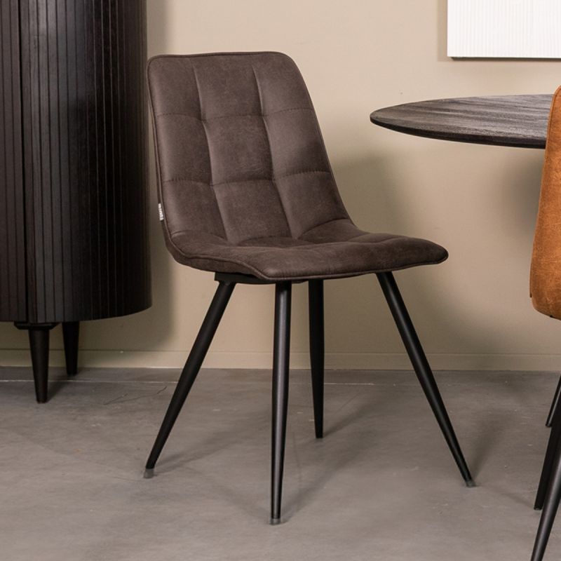 Chaise tendance Bistro Microsuède - Maestria