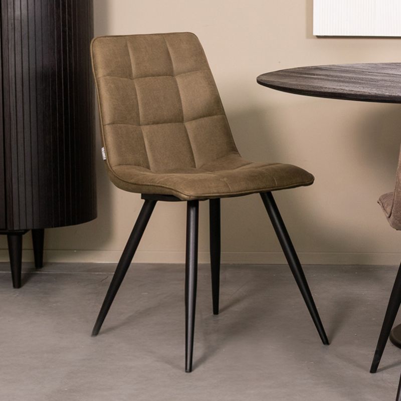 Chaise tendance Bistro Microsuède - Maestria