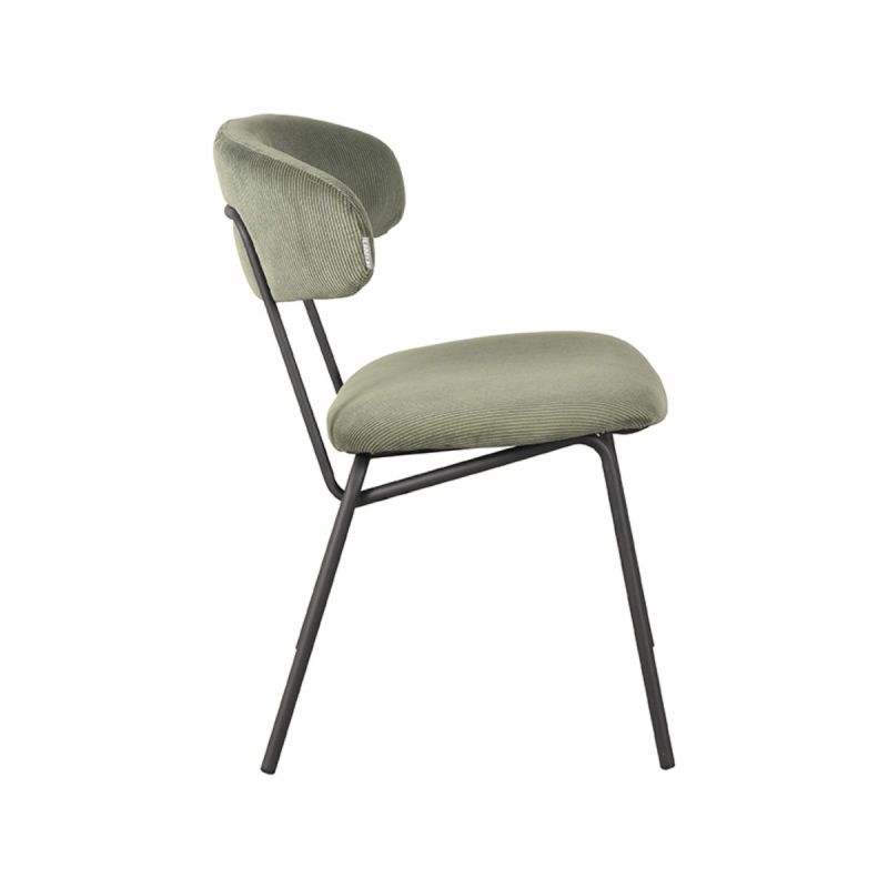 Chaise Zack Velours Côtelé - Maestria