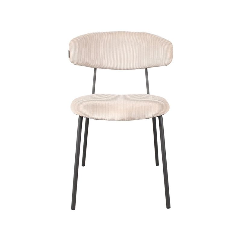 Chaise Zack Velours Côtelé - Maestria