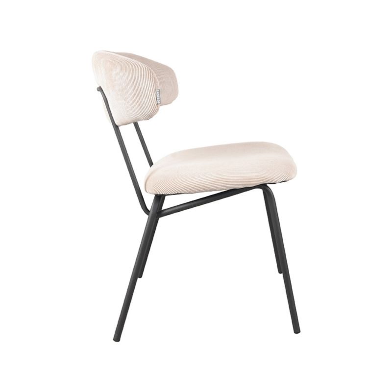 Chaise Zack Velours Côtelé - Maestria