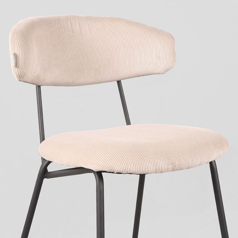 Chaise Zack Velours Côtelé - Maestria