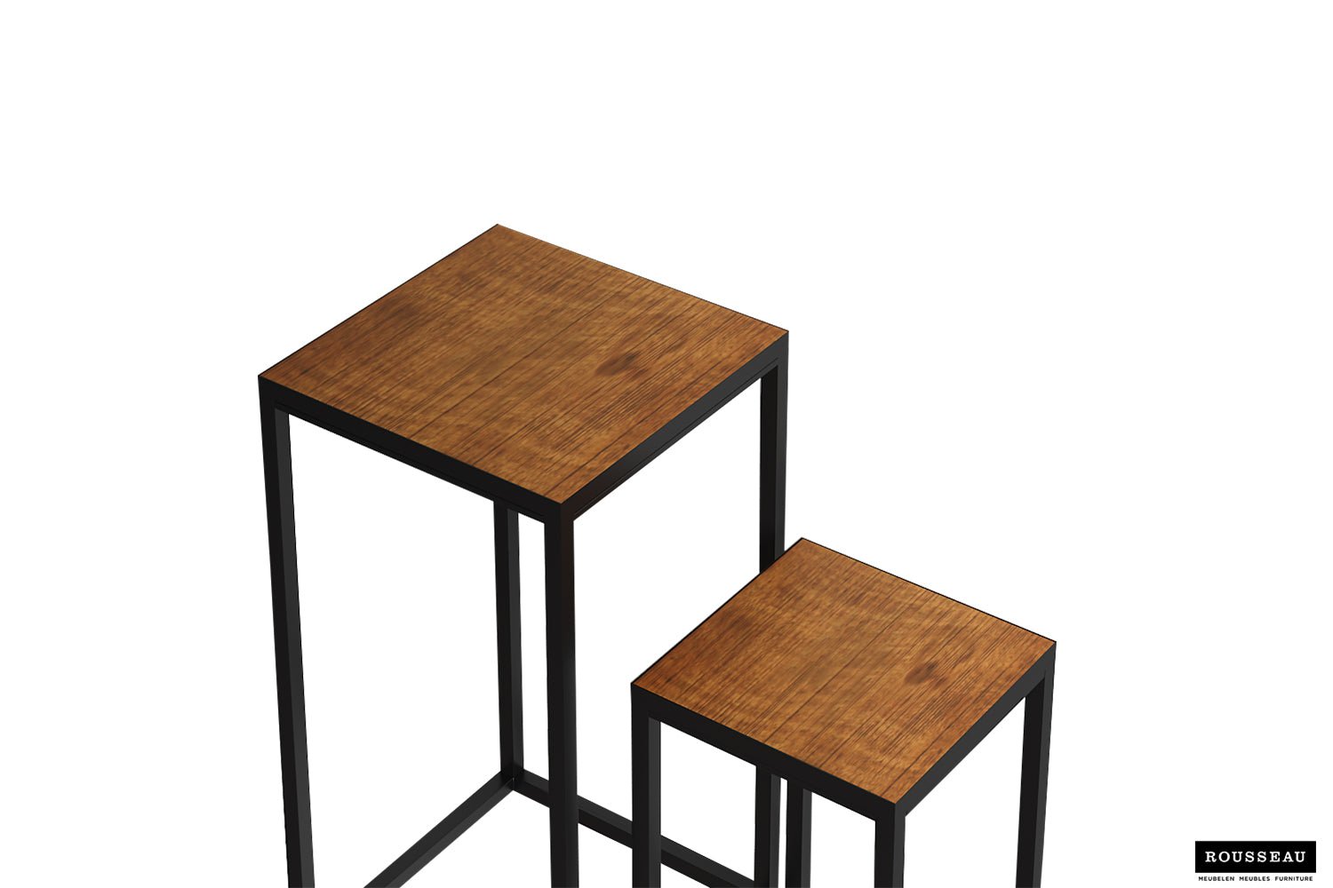 Set de 2 Tables d’appoint Madeira - Bois de Manguier Massif - Maestria