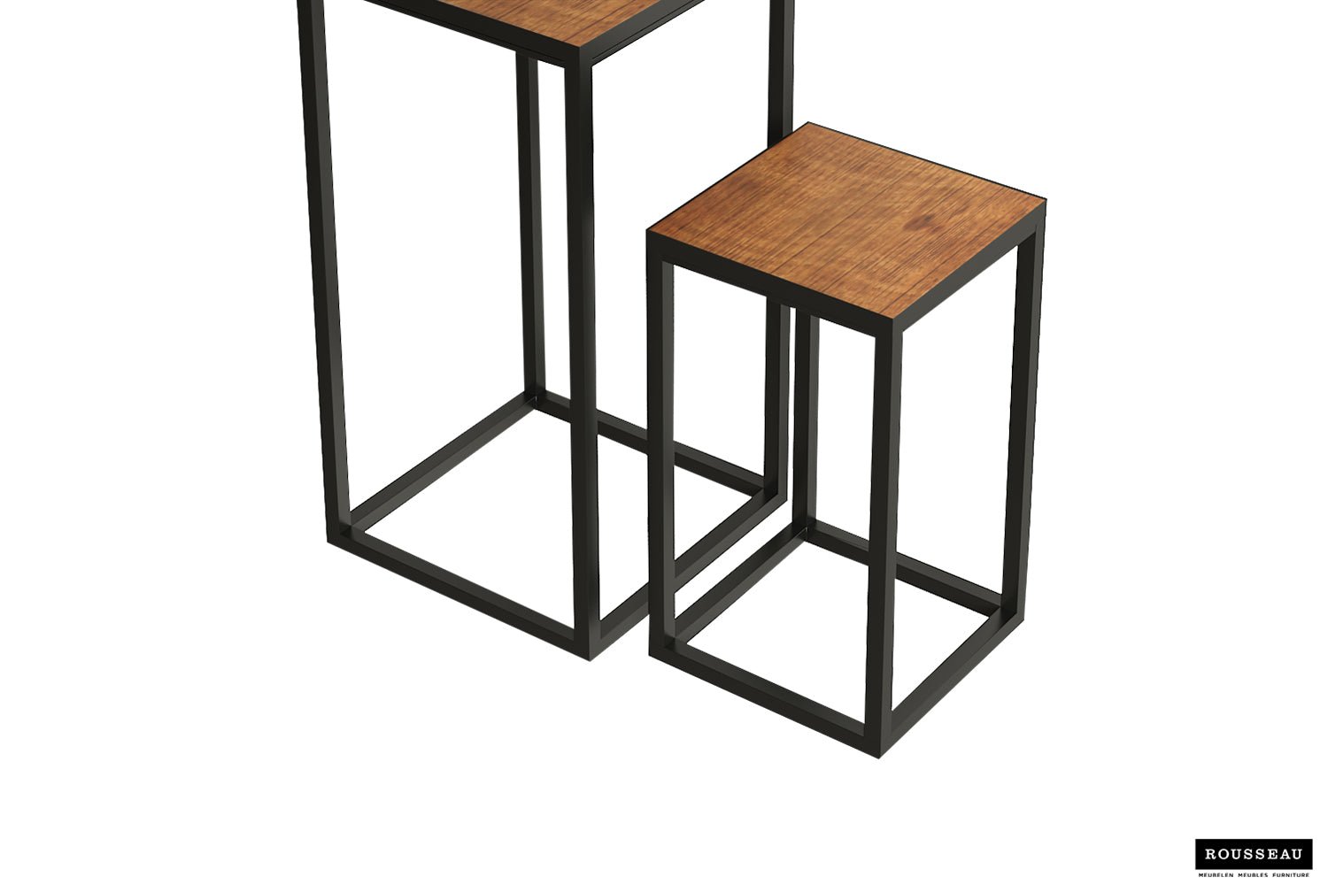 Set de 2 Tables d’appoint Madeira - Bois de Manguier Massif - Maestria