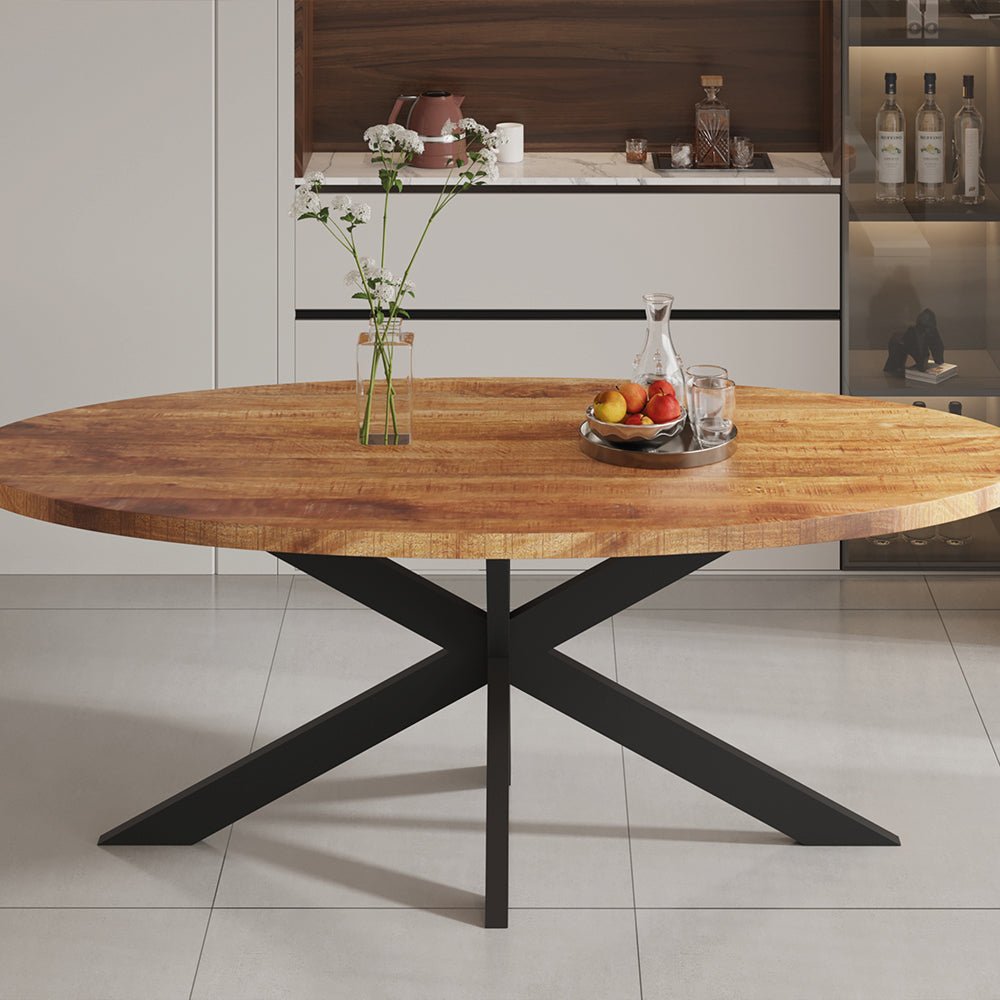 Table ALEXA ovale Manguier massif - Maestria