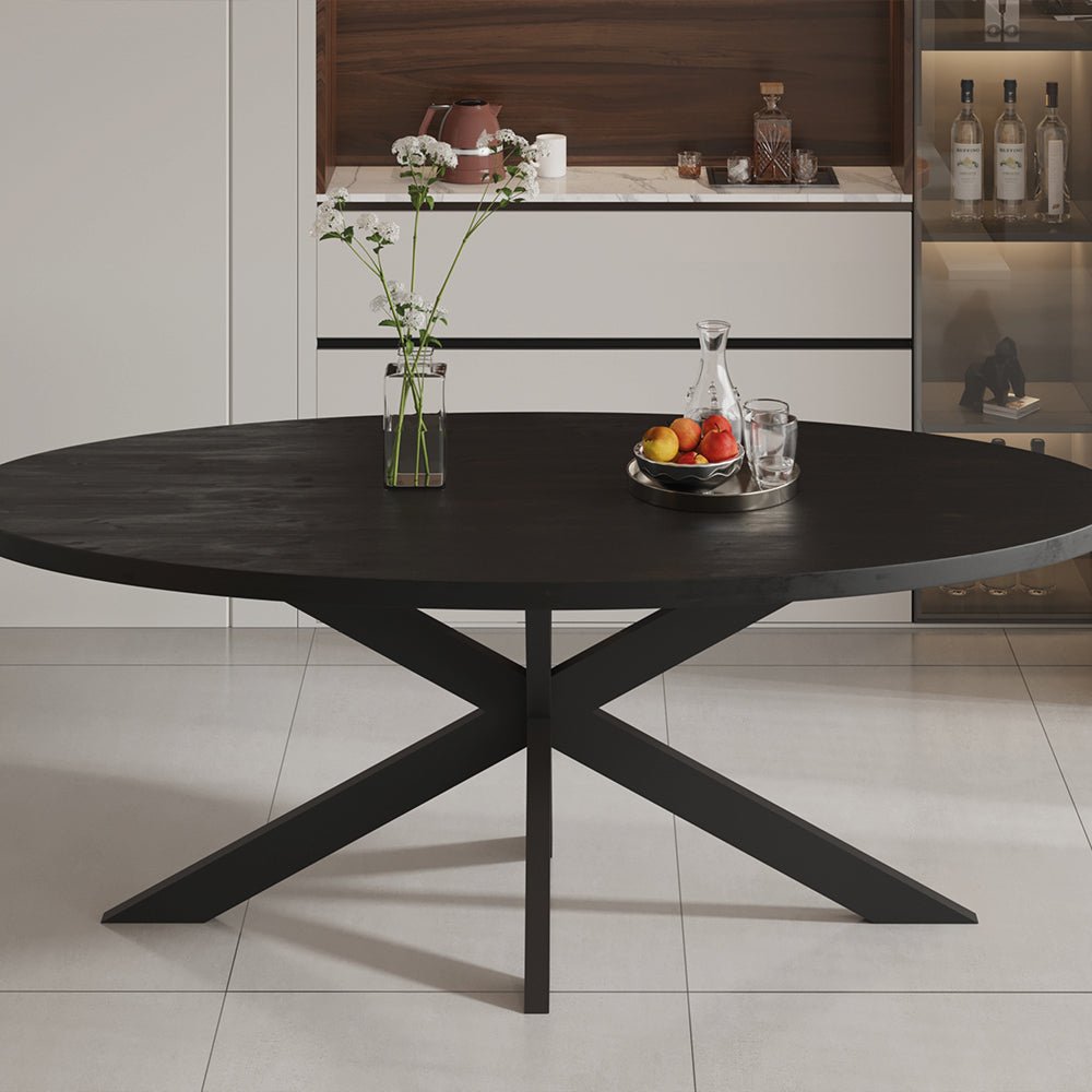 Table ALEXA ovale Manguier massif - Maestria