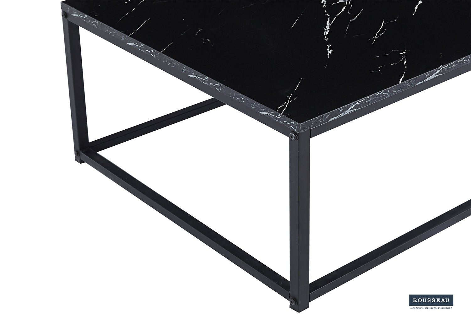 Table Basse Dallas – Chêne vieilli, Marbre ou Pierre - Maestria