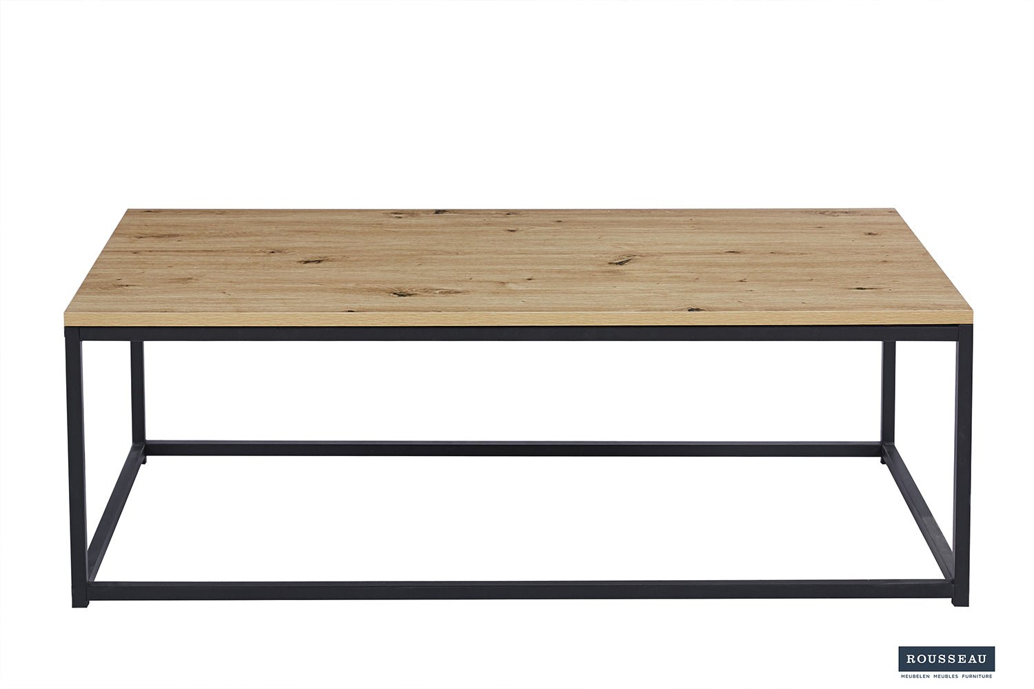 Table Basse Dallas – Chêne vieilli, Marbre ou Pierre - Maestria