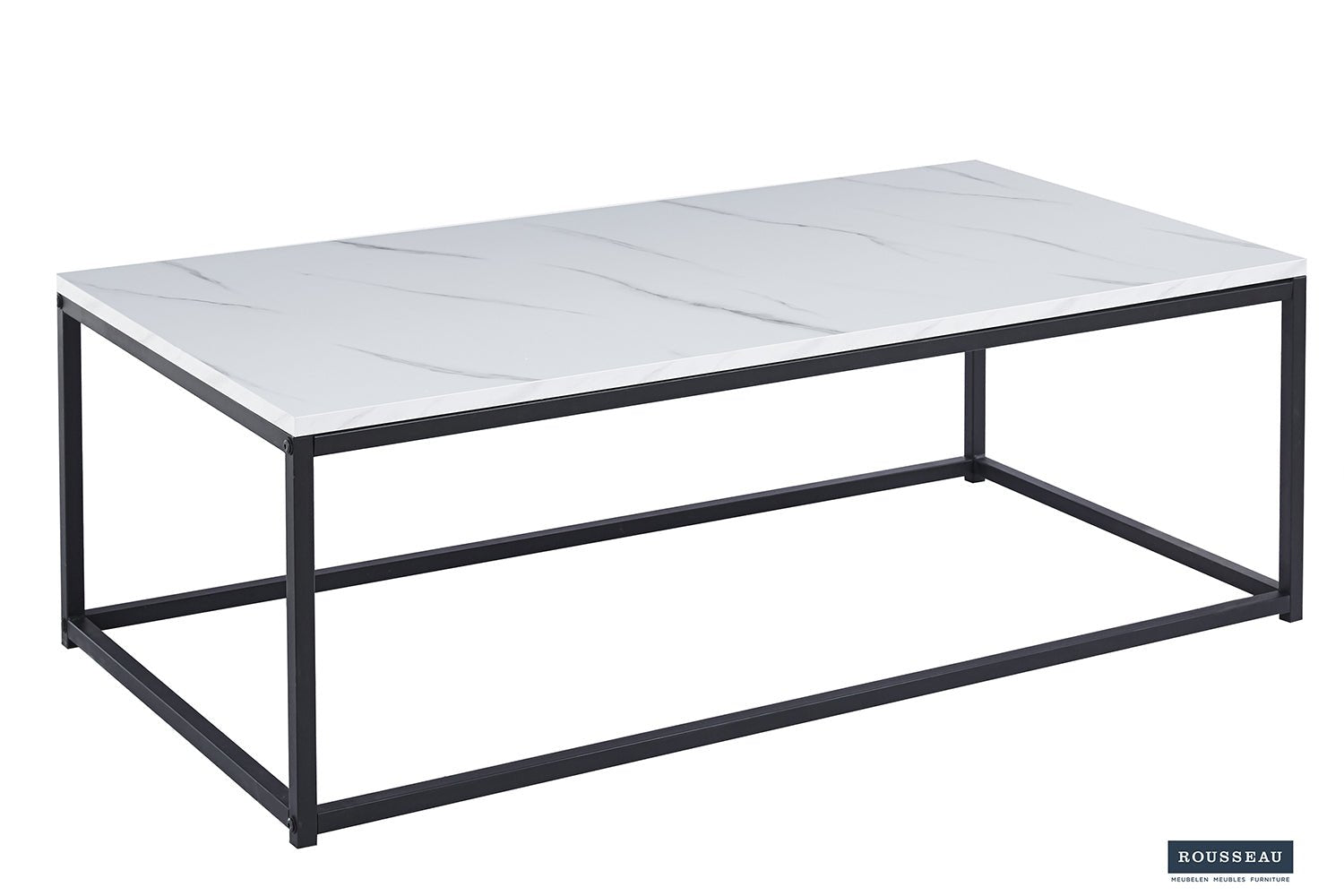 Table Basse Dallas – Chêne vieilli, Marbre ou Pierre - Maestria