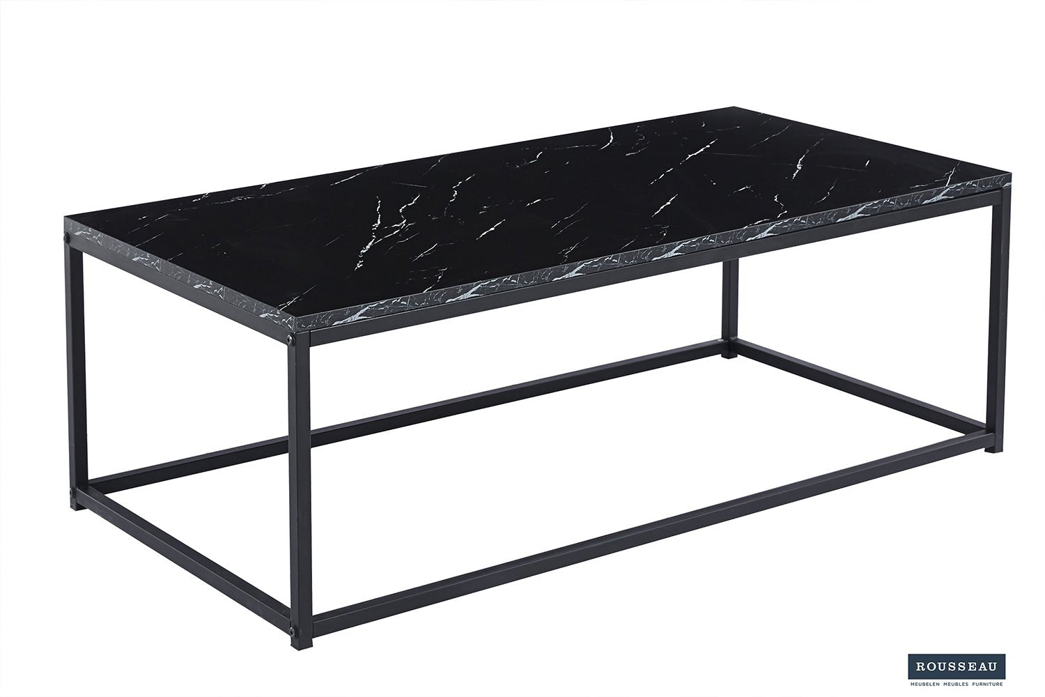 Table Basse Dallas – Chêne vieilli, Marbre ou Pierre - Maestria