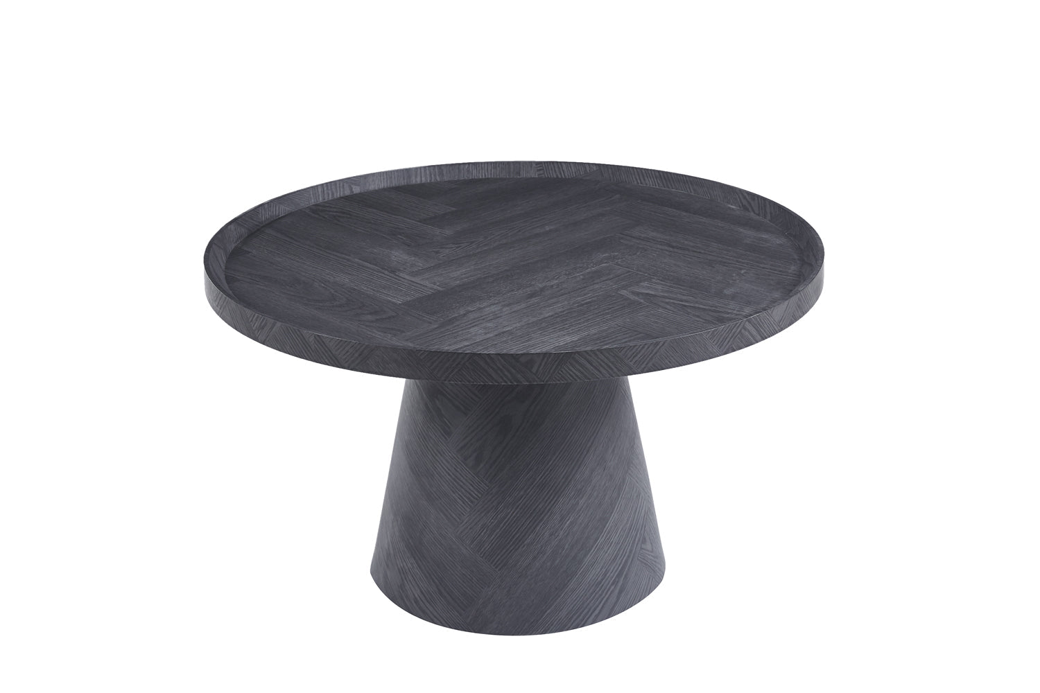 Table Basse Manus 80 cm - Décor Gris Foncé - Maestria