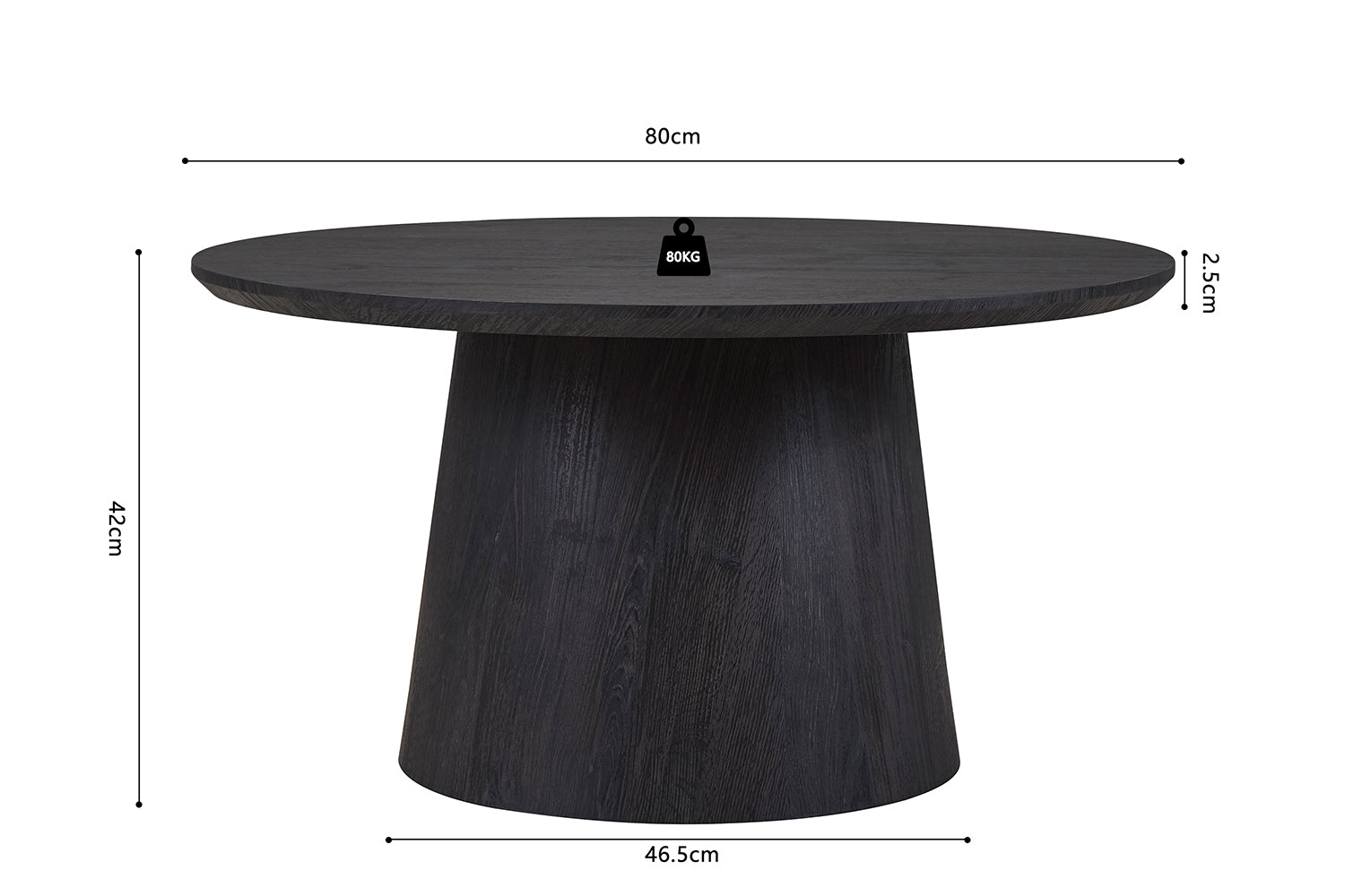 Table Basse Miklos – Décor Brun Foncé - Maestria