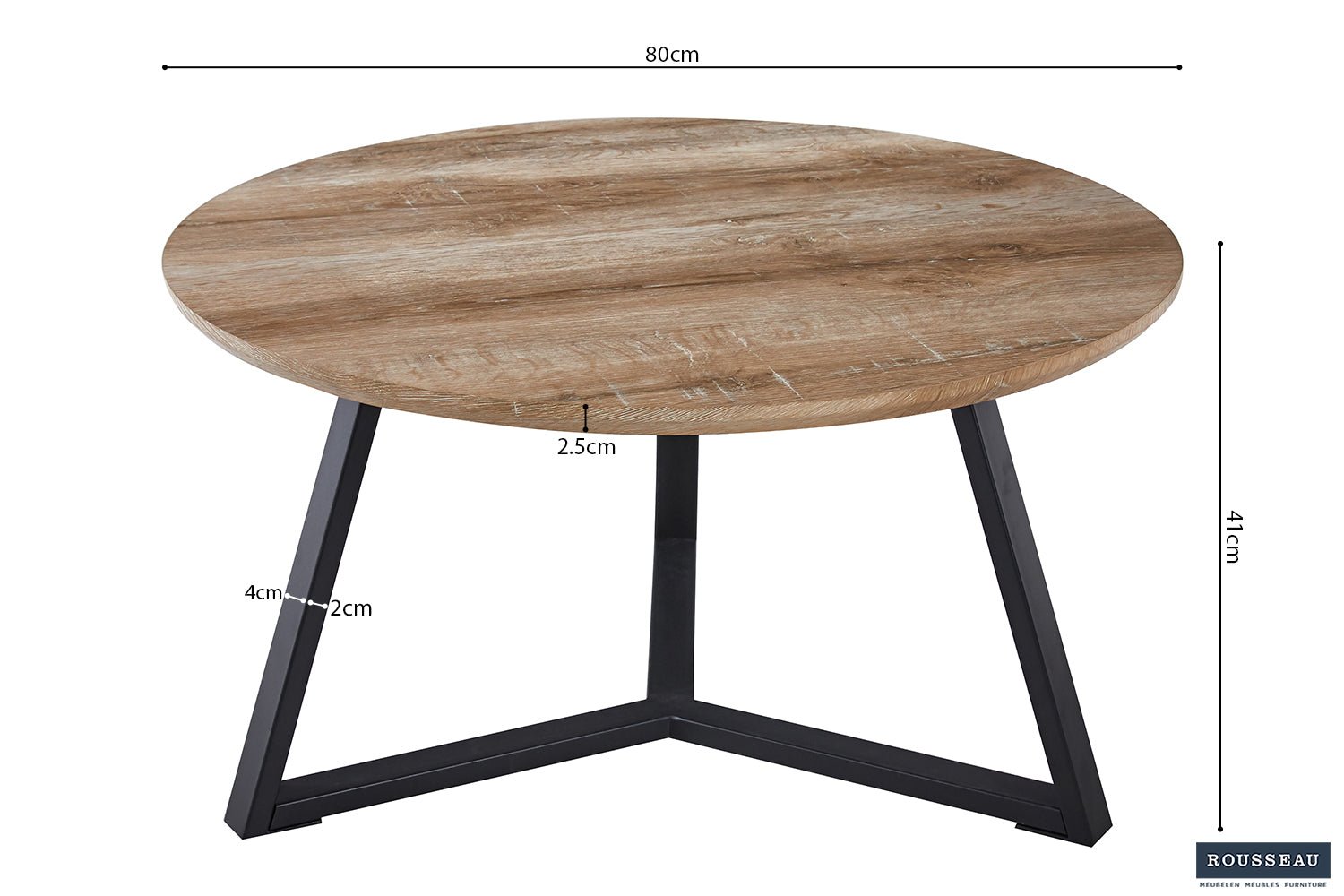 Table Basse Paso – Décor Chêne Vieilli - Maestria