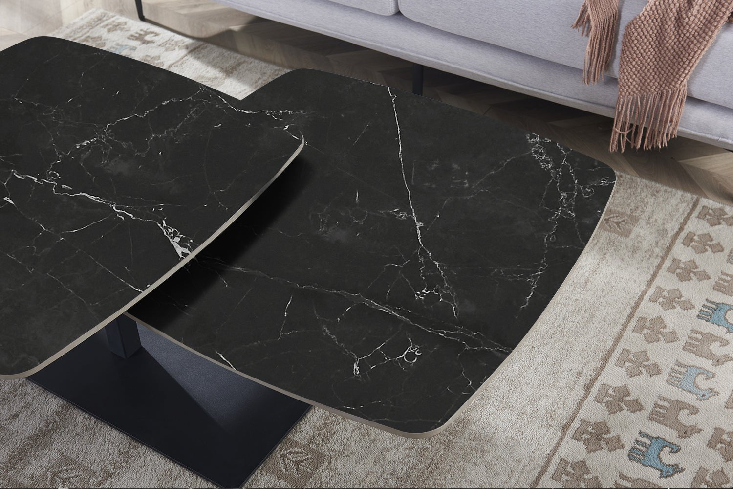 Table Basse Sendai Rotative – Pierre Noire - Maestria