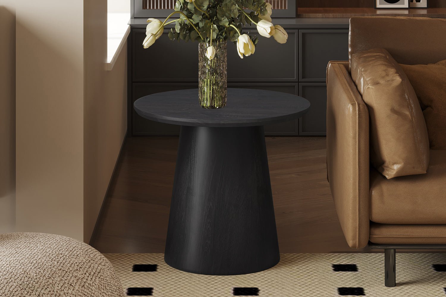 Table D’appoint Miklos – Décor Brun Foncé - Maestria