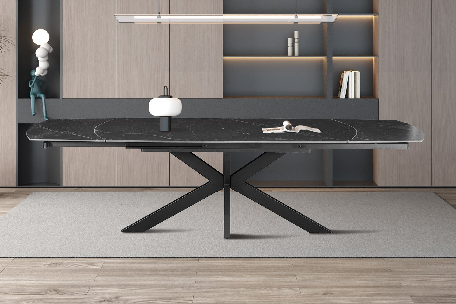 Table extensible ARES ovale danoise - Maestria