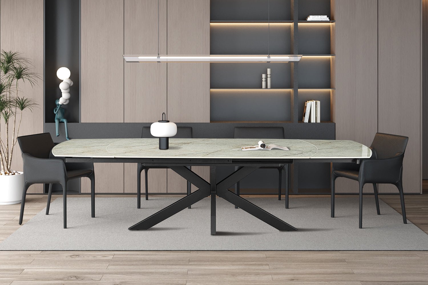 Table extensible ARES ovale danoise - Maestria
