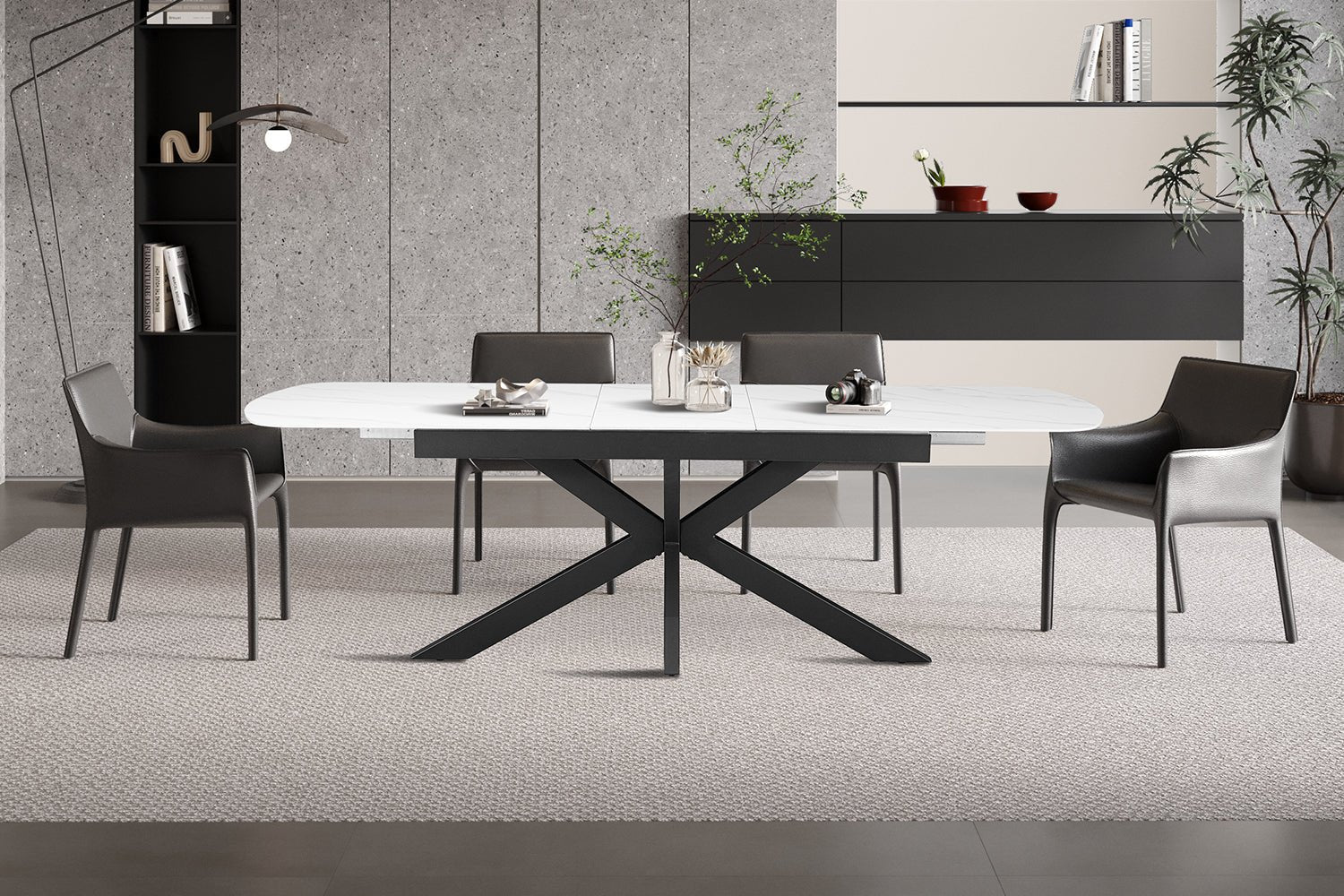 Table extensible HESTIA ovale danoise - Maestria
