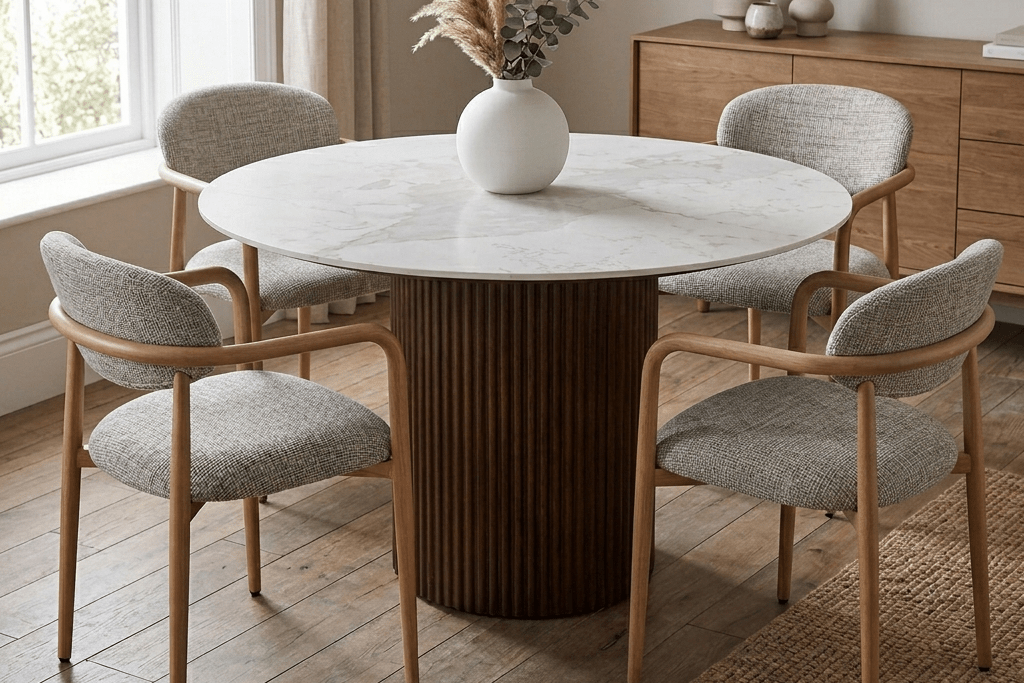 Table ronde en céramique URBAN - Maestria Meubles