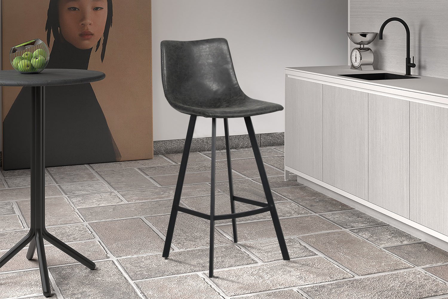 Tabouret de bar OZAN - Maestria Meubles