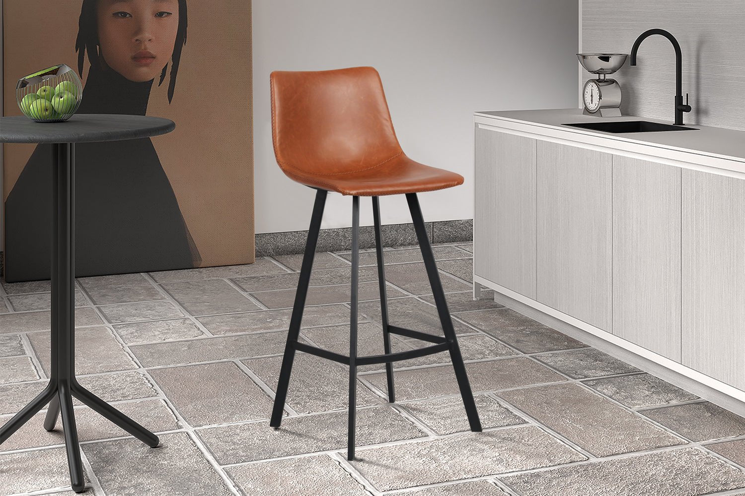 Tabouret de bar OZAN - Maestria Meubles